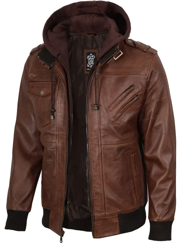 Edinburgh_Mens_Brown_Bomber_Leather_Jacket_With_Removable_Hood